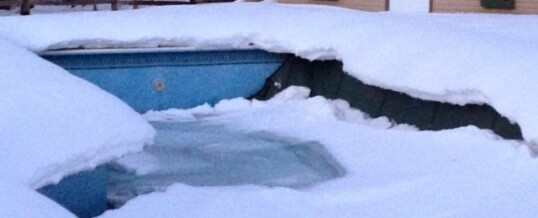 Winter Weather can cause Pool Damage